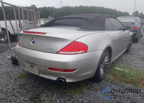 2008 BMW 650I из США, поврежденный, VIN WBAEB53538CX60127